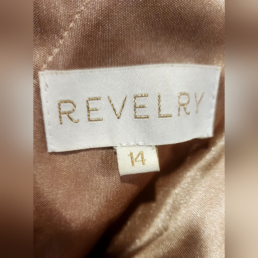 Revelry pink Gwen sequins formal gown. Size 14 - Picture 5 of 7